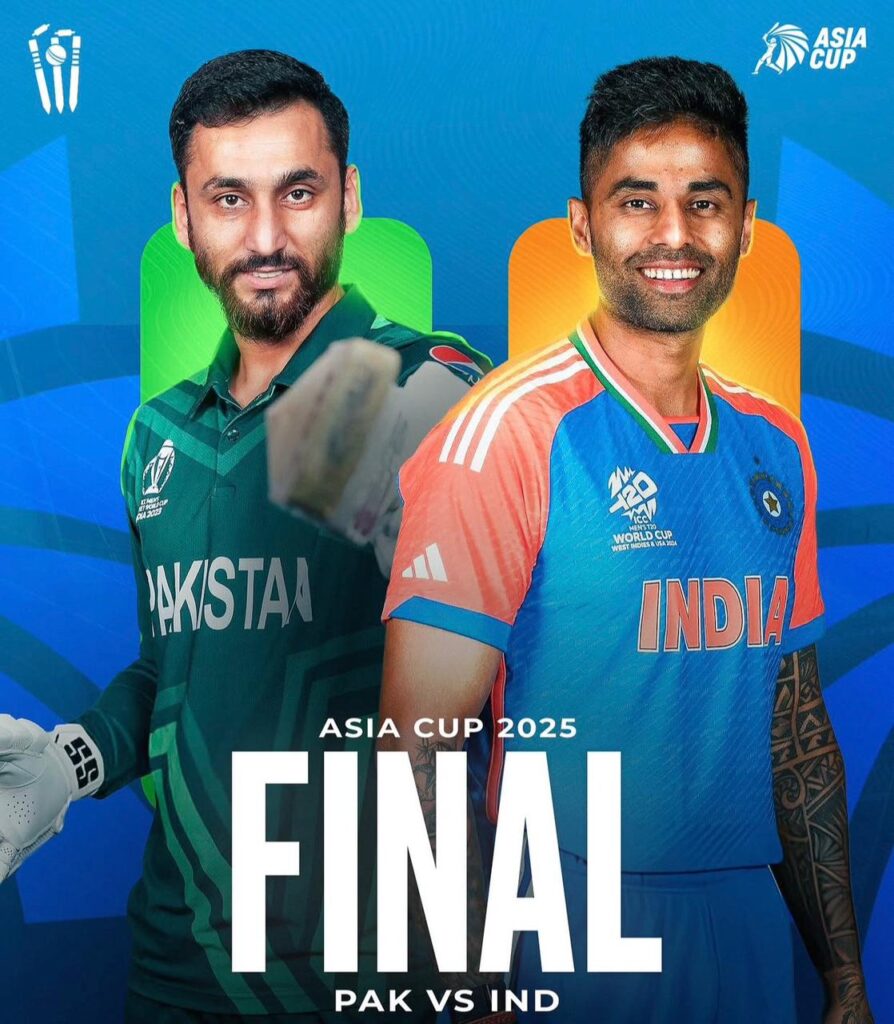 India vs Pakistan Asia Cup 2025 Final Historic Cricket Battle Set for September 28 in Dubai