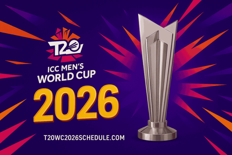 ICC Men’s T20 World Cup 2026 Schedule, Teams, Squads, Live Coverage & Tickets