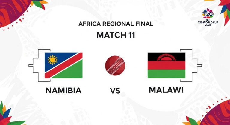Namibia vs Malawi Group Leaders Face Desperate Challengers in High-Stakes T20 Showdown