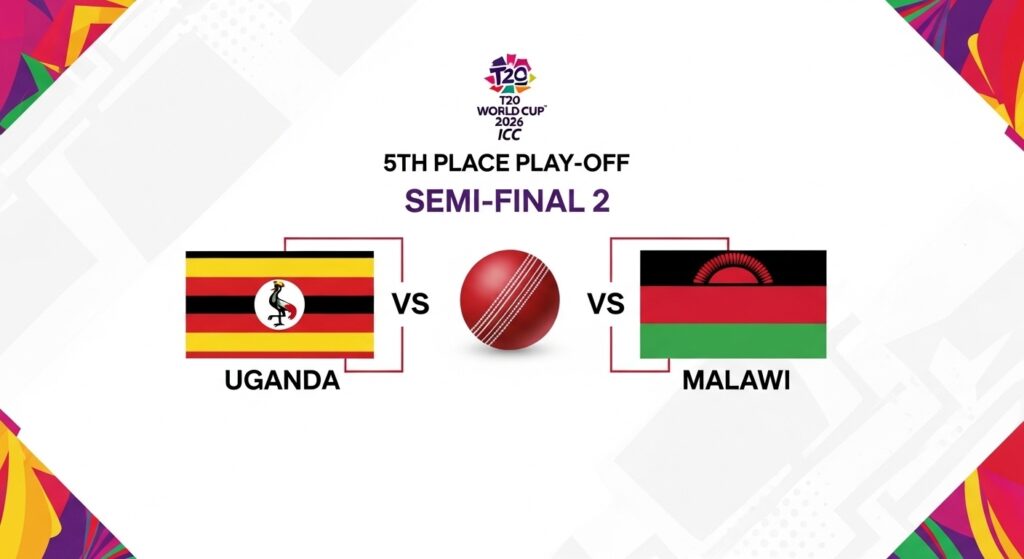 Uganda vs Malawi 5th Place Playoff Semi-Final: ICC T20 Africa Regional Final 2025 Match Preview, Squad Analysis & Live Updates from Harare