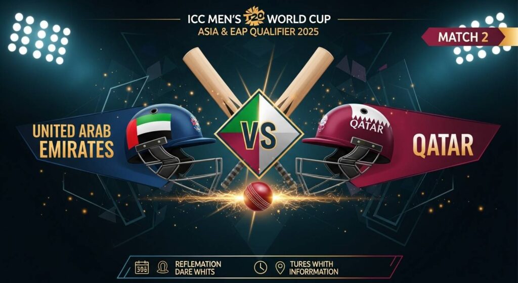 UAE vs Qatar High-Stakes T20 Qualifier Showdown in Oman