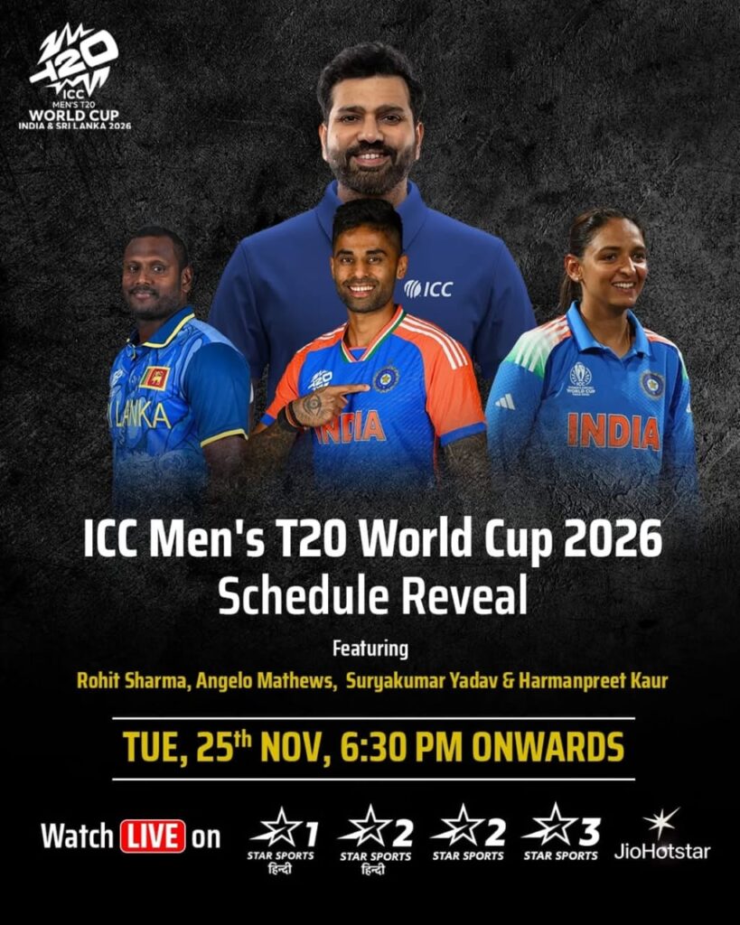ICC T20 World Cup 2026 Schedule to be Unveiled: Everything You Need to Know
