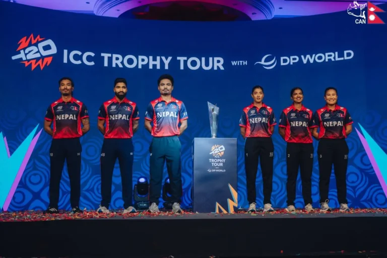 Nepal Unveils New National Jersey: Bold Rhino Kit Ready for T20 World Cup Stage
